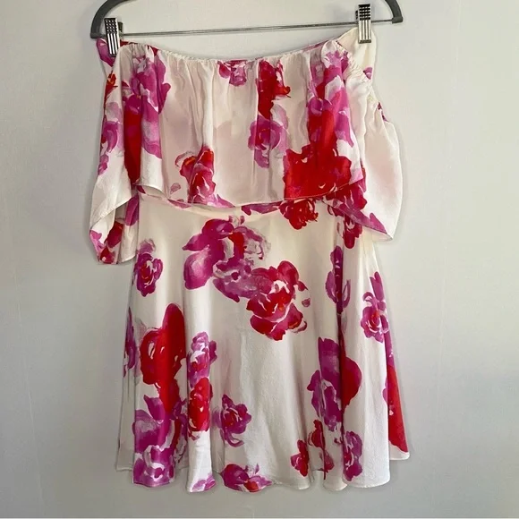 strapless open back dress Red Linen Blend Bustier Maxi Dress - All Dresses